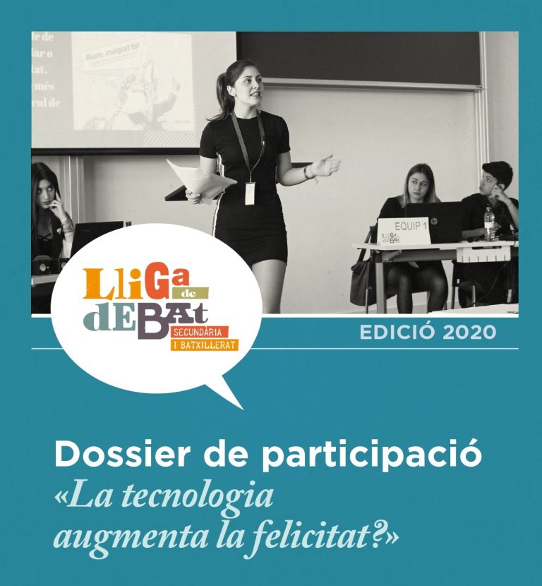 Els instituts ja poden fer la preinscripció en la Lliga de Debat de