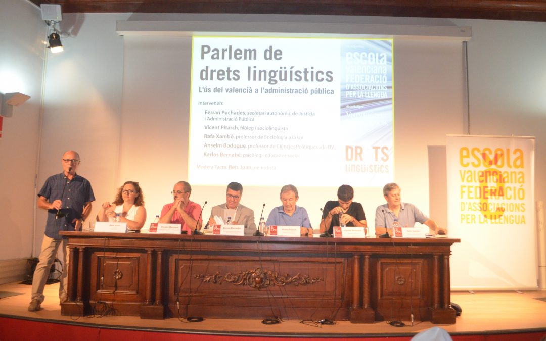 Escola Valenciana: «La sentència del TSJ atempta contra els drets lingüístics de la ciutadania»