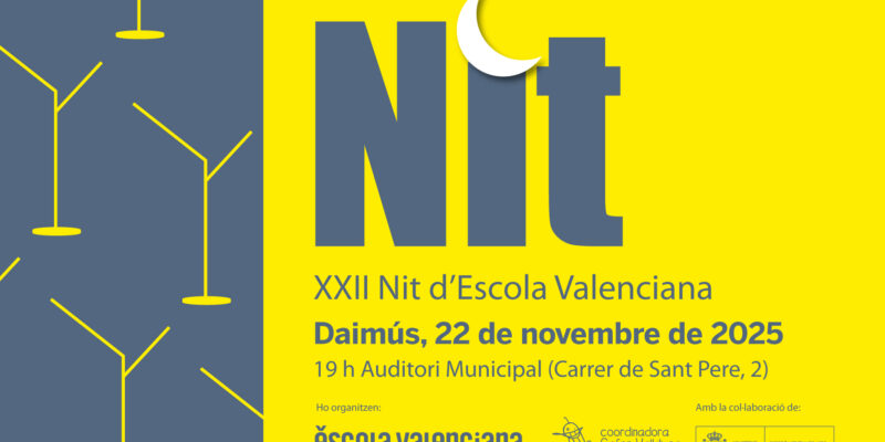 La XXII Nit d’Escola Valenciana homenatja els referents socials i culturals del valencià